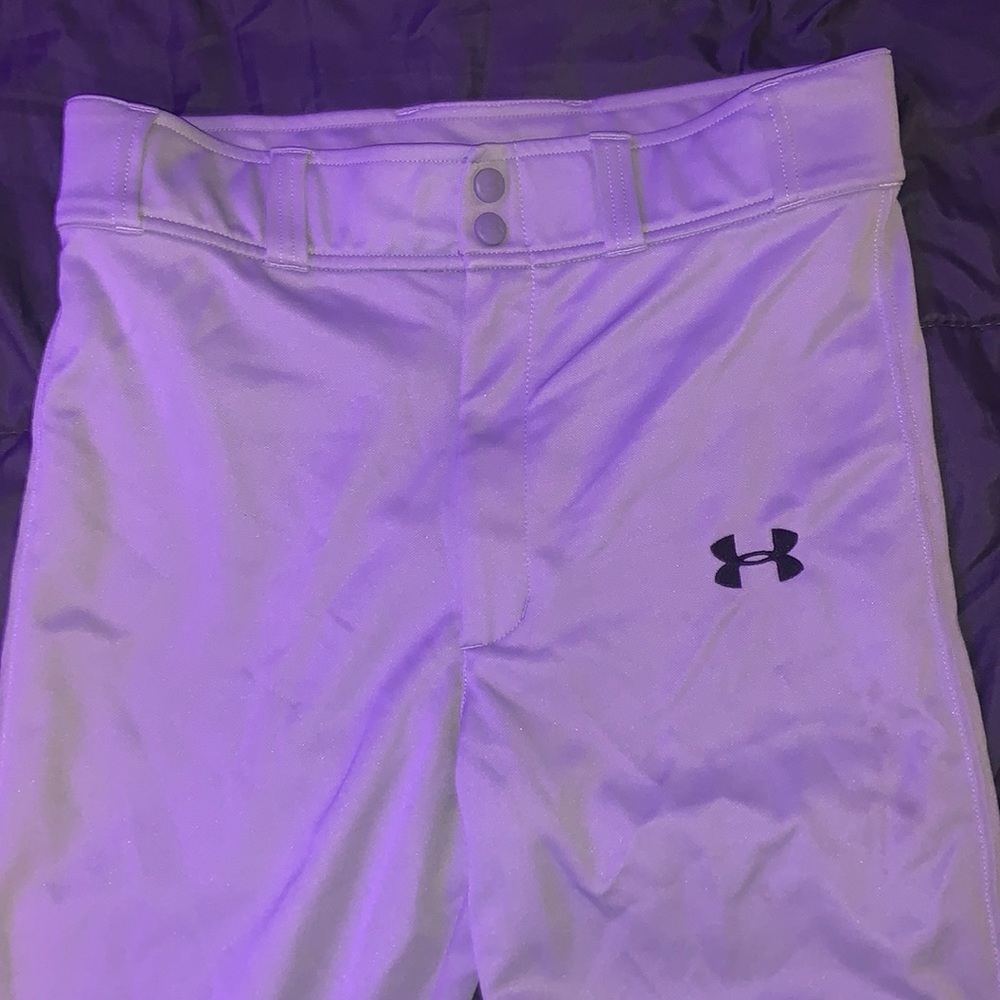 Grey Under Armour YXL Loose baseball pants